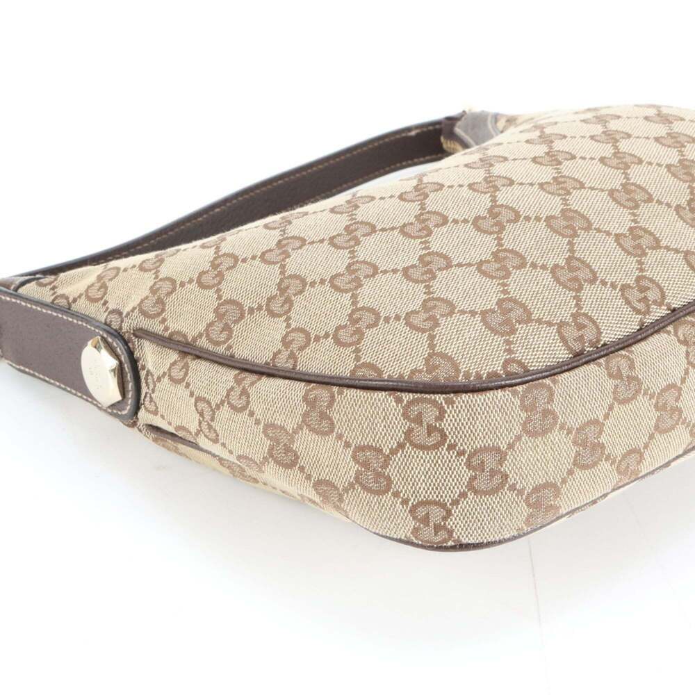 GUCCI Brown Leather Shoulder Bag - Picture 4 of 9